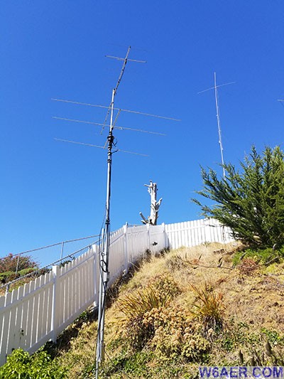 HF9V_2018 The HF9N with 160m, 6m and 2m antennas in 2018