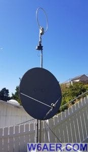 W6AER Antenna Farm AOR Loop FTA Dish