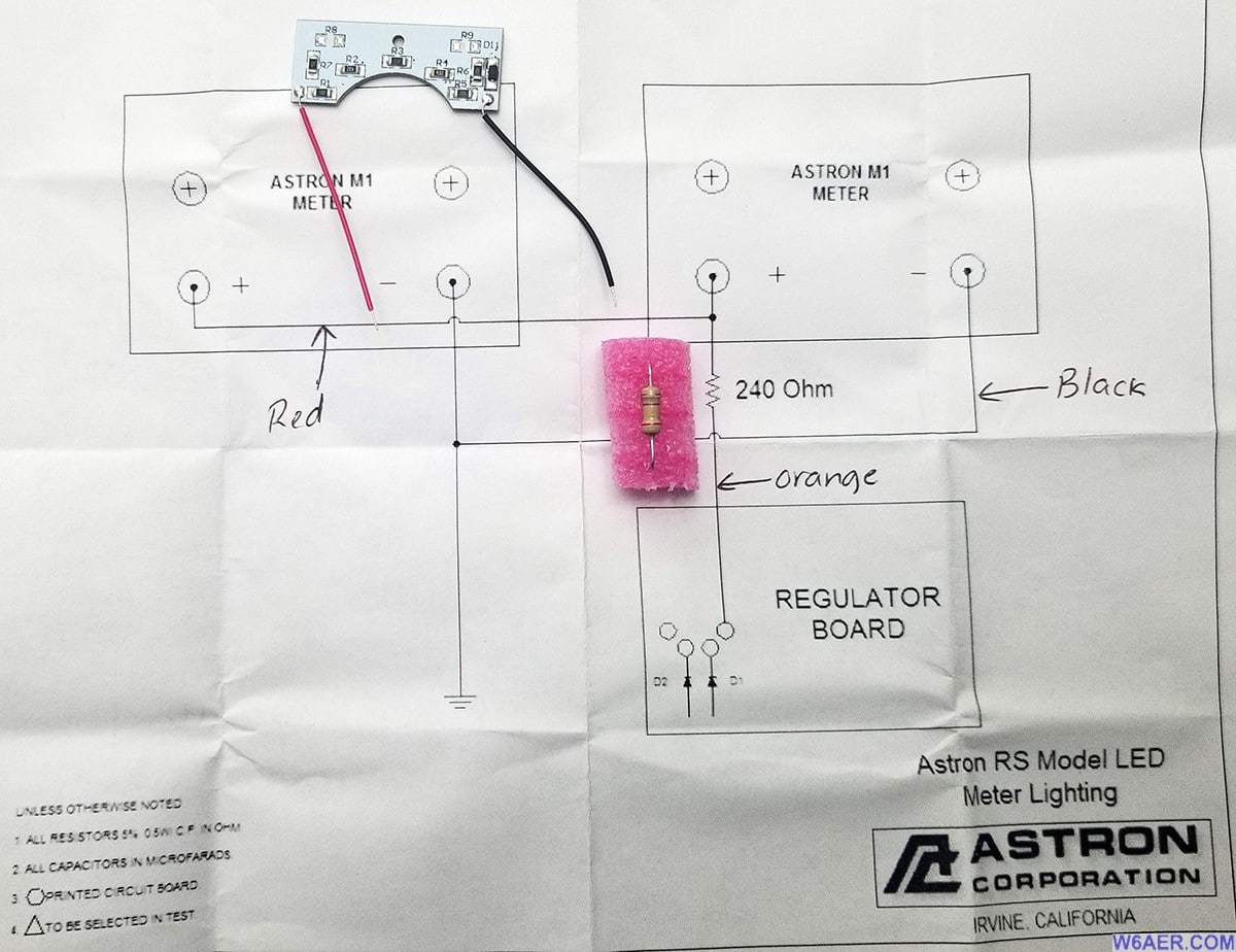 Astron_RS-70M_Power_Supply_LED_Modification_Drawing – W6AER- Pacifica, CA